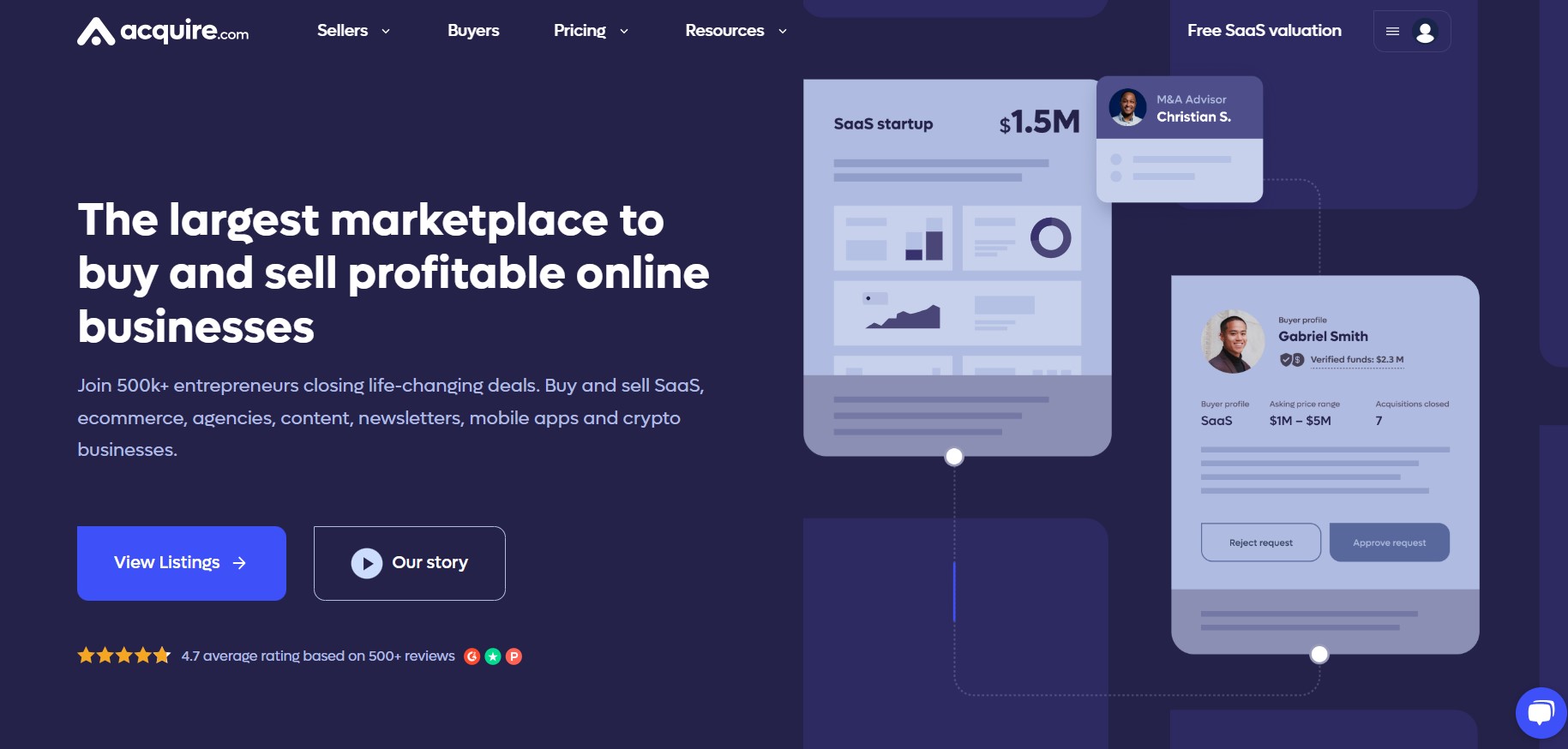 Acquire.com (formerly MicroAcquire)